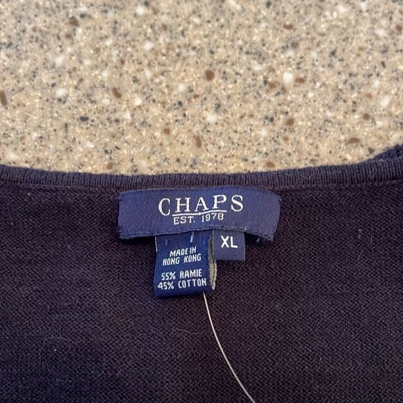 CHAPS Summer Sweater Tank Top Barbados *NWT* - Picture 2 of 10